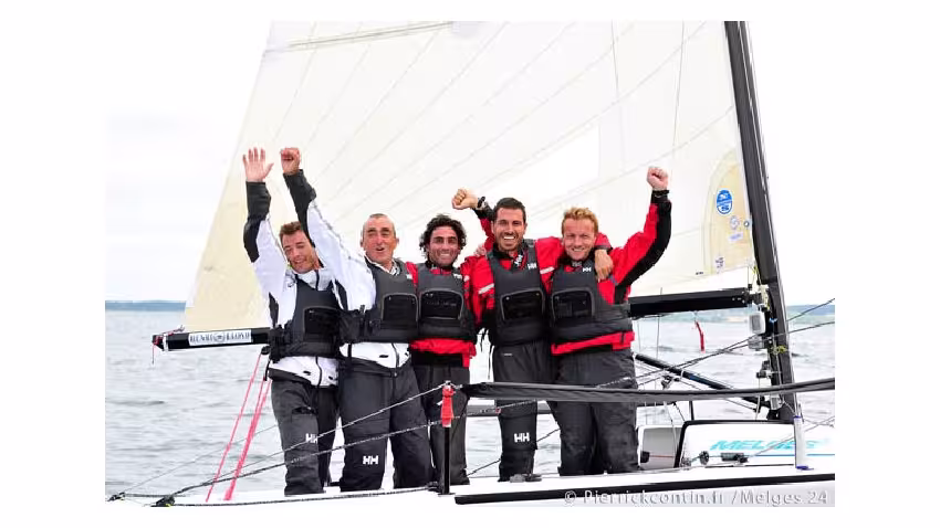 Böklunder Melges 24 European Championship 2011 - European champion Gullisara with Carlo Fracassoli at the helm - photo Pierrick Contin