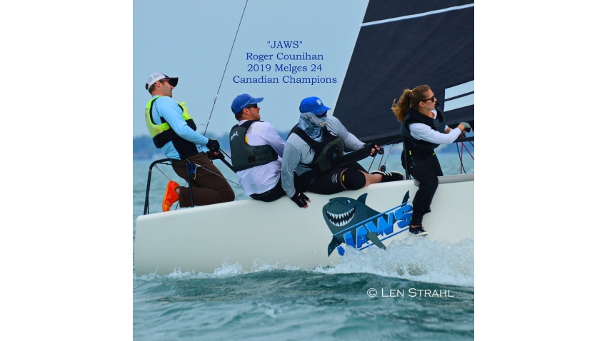 USA-775 “Jaws” with Roger Counihan on helm - 2019 Canadian Melges 24 Champion