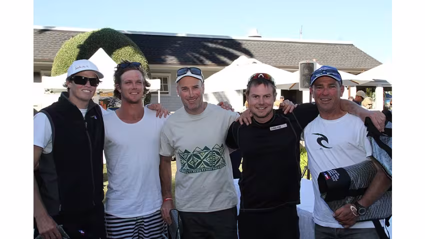 Warwick Rooklyn and his team - the winner of the Melges 24 North Americans 2012