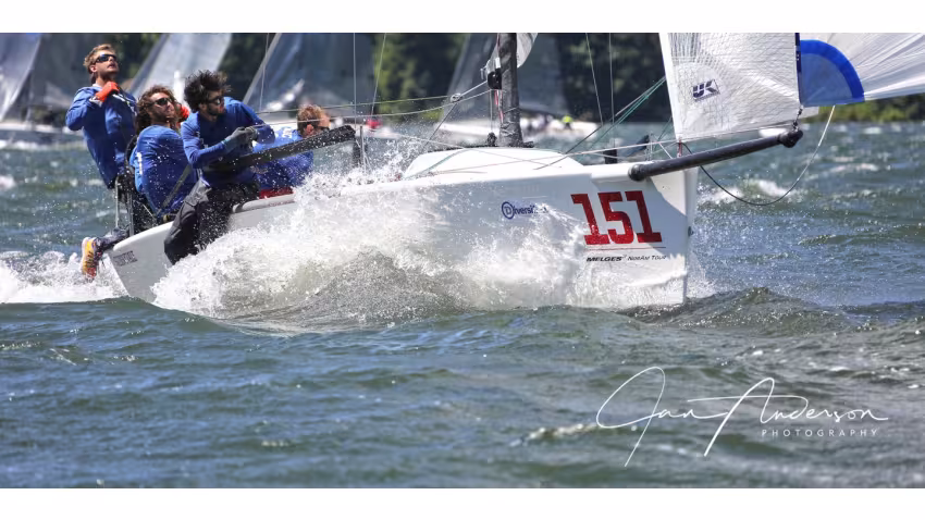 Fraser McMillan's Sunnyvale CAN151 at the 2017 Melges 24 North American Championship