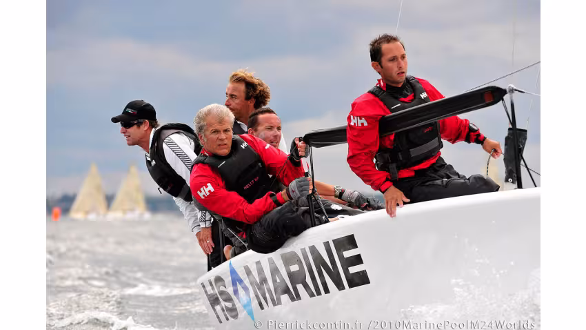 Lorenzo Bressani at the 2010 Marinepool Melges 24 Worlds in Tallinn, Estonia