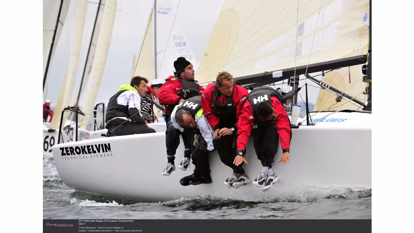 2011 Melges 24 European Champion - Gullisara ITA803 with Carlo Fracassoli at the helm