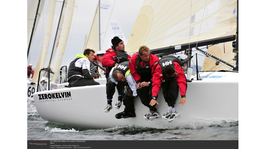 2011 Melges 24 European Champion - Gullisara ITA803 with Carlo Fracassoli at the helm