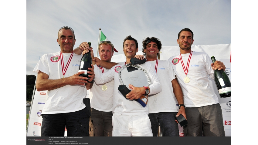 Gullisara ITA803 of Carlo Fracassoli - Melges 24 European Champion 2011