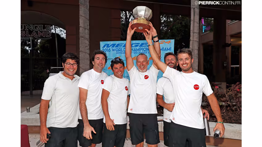 Marco Zammarchi's Taki 4 ITA778 with Fossati, Matteo De Chiara, Niccolò Bertola and Giovanni Bannetta in crew, Niccolo Bianchi as coach - The Melges 24 Corinthian World Champions 2016
