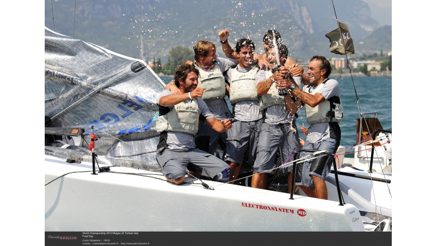 2012 Melges 24 World Champion - Gullisara ITA803 with Carlo Fracassoli at the helm and Giuseppe Comerio, Enrico Fonda, Tano Felci, Giovanni Ferrari, Carlo Zermini.