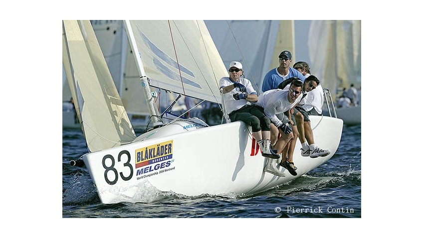 Eivind Melleby and Full Medal Jacket NOR804 - 5th at the 2004 Melges 24 Worlds in Marstrand, SWE 