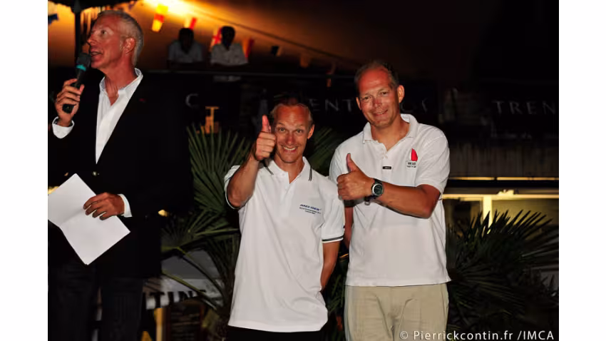 Riccardo Simoneschi, Tomi Hakola and Jens Wathne - 2012 Melges 24 World Championship - Torbole, Italy