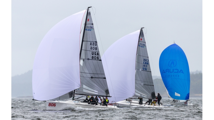 2018 Melges 24 Worlds II Corinthian - Good Enough USA 806, Matt MacGregor, Daryl Fitch, Genevieve Livingston, Kati Belden, Keith Hammer - Victoria, BC, Canada