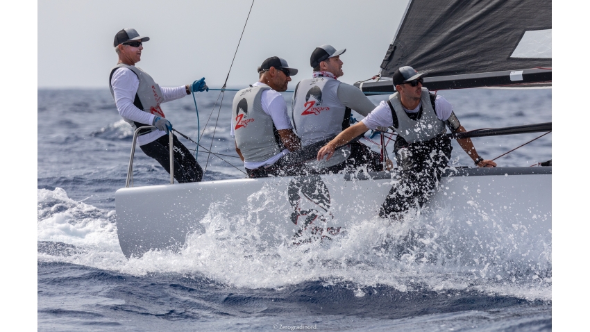 Zingara CAN853 of Richard Reid with Scott Nixon, Ben Lamb and Bill Gooderham - 2019 Melges 24 World Championship - Villasimius, Sardinia, Italy