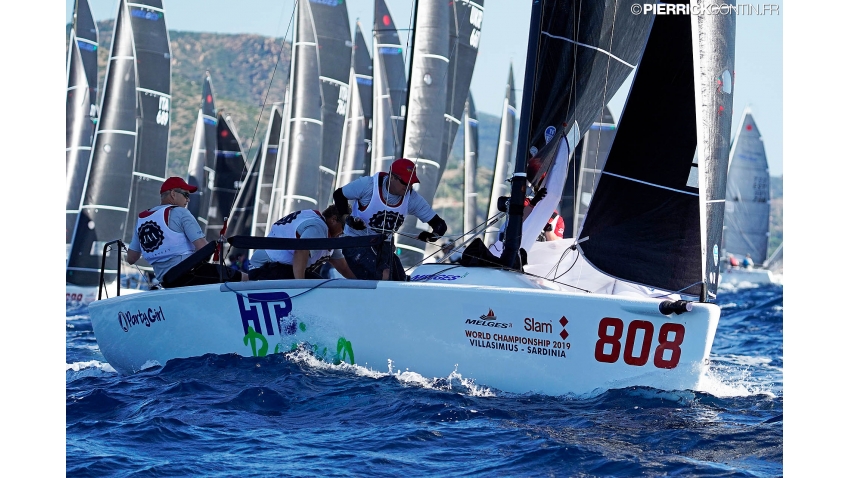 Jens Wathne and his Party Girl NOR808 - 2019 Melges 24 World Championship - Villasimius, Sardinia, Italy