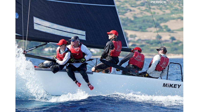 2019 Melges 24 U.S. National Ranking Champion owner Kevin Welch sailing MiKEY with the legendary Jeff Madrigali at the helm.