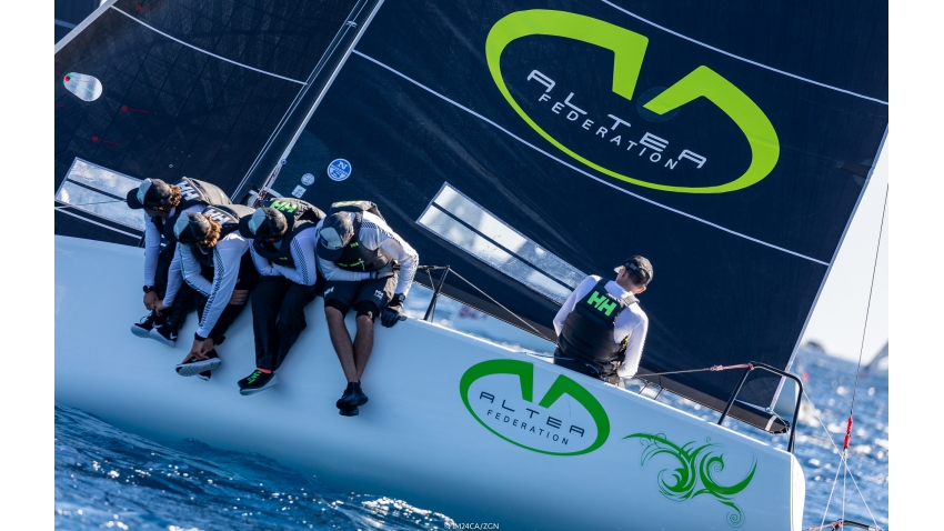 2018 Melges 24 World Champion Andrea Racchelli sailing Altea