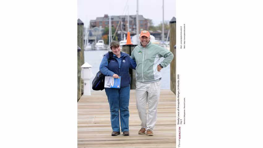 Fiona Brown and Hank Stuart - 2009 Melges 24 Worlds in Annapolis, USA