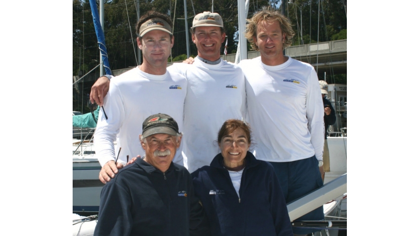 Dave Ullman and his Pegasus USA505 team - 2007 Melges 24 World Champion in Santa Cruz, California