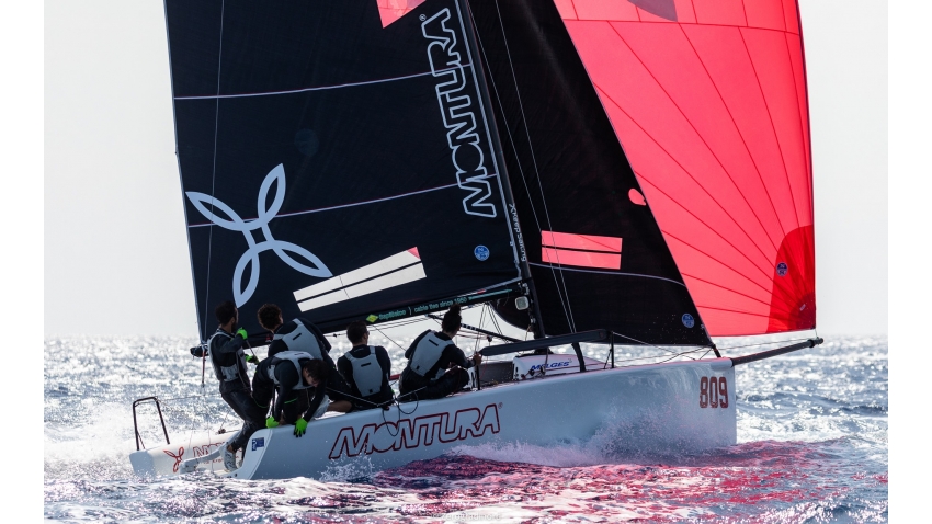 Arkanoe by Montura of Sergio Caramel at the 2019 Melges 24 Pre-Worlds in Villasimius, Sardinia, Italy