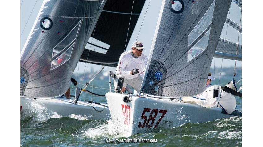 Melges 24s and Florida go well together. Warm water, warm sun and close Corinthian action.