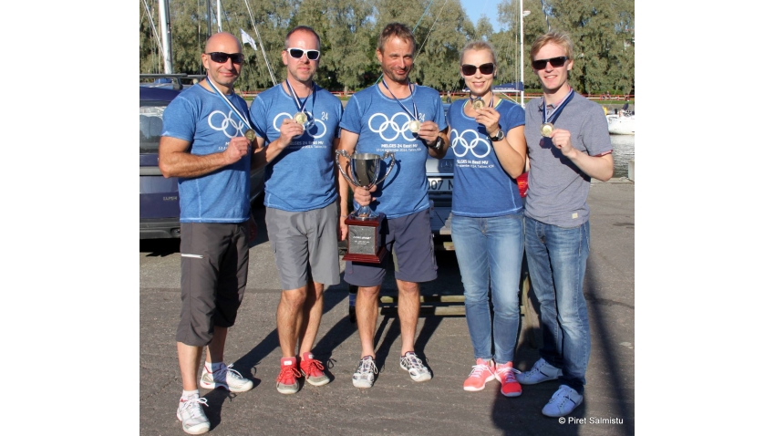 ZUXU EST791 with Peter Šaraškin at the helm and Liis Koort, Kalev Tanner, Paavo Pettai and Henri Tauts - 2014 Melges 24 Estonian Champion