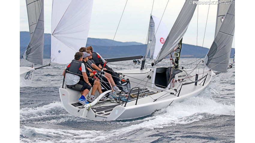 New Tricks GBR546 of Ben Stone - 2019 Melges 24 World Championship - Villasimius, Sardinia, Italy