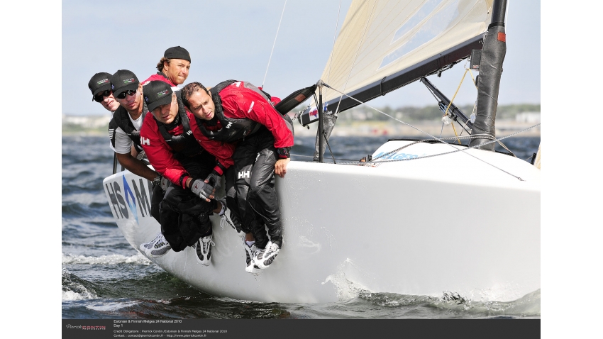 Uka Uka Racing ITA817 of Lorenzo Bressani with Jonathan McKee (USA), Federico Michetti, Fabio Gridelli, Lorenzo Santini - 2010 Melges 24 World Champion in Tallinn, Estonia