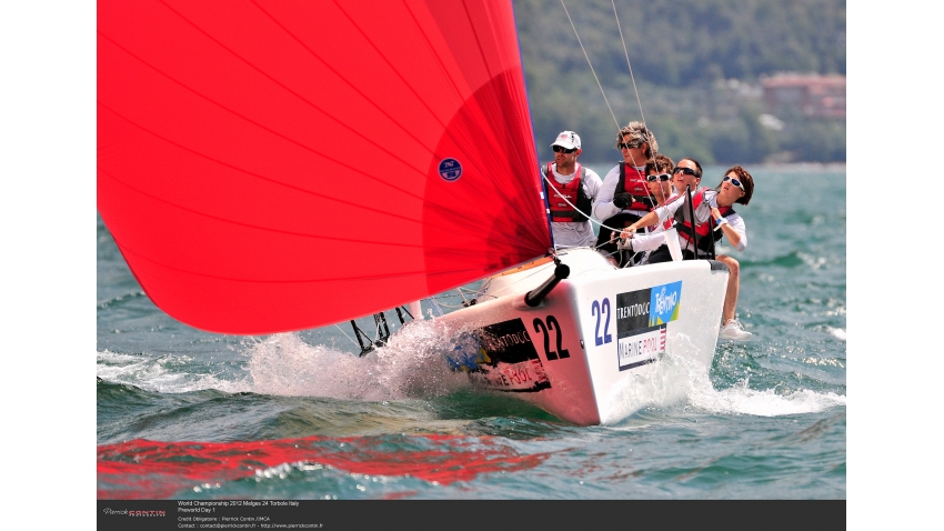 2012 Melges 24 Worlds in Torbole, Italy - CZE828 - Petr Fiala, Martin Trcka, Jan Kuchař, Michal Kotek, Johana Napravnikova Koranova