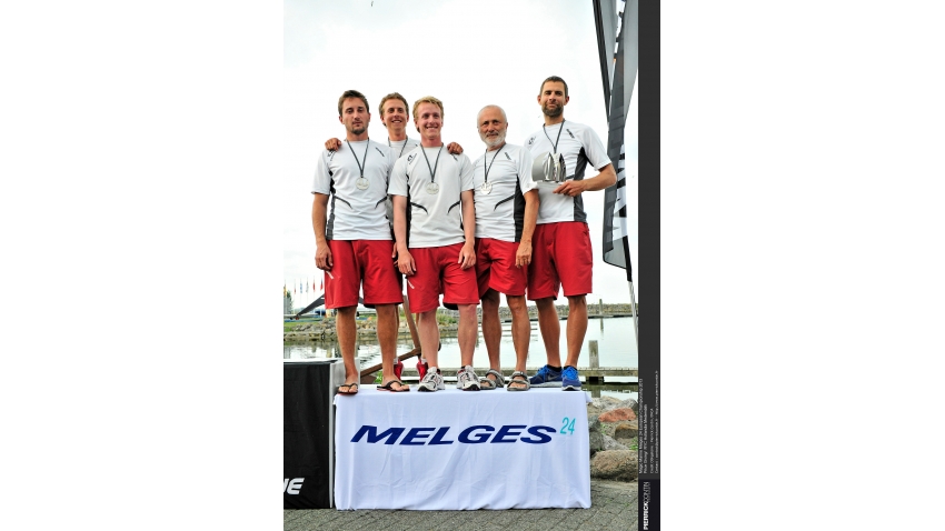 Martin Trcka, Pavel Bobek, Zdenek Jirkovec, Ondrej Bobek, Martin Rozsypal - Silver with ICZ CZE704 at the 2013 Magic Marine Melges 24 Europeans in Medemblik, the Netherlands