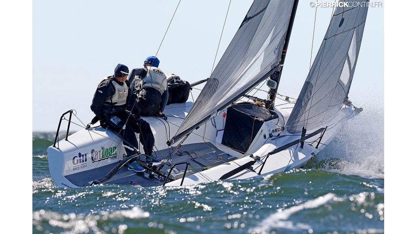 Lucky Dog / Gill Race Team USA848 of Travis Weisleder - 2016 Melges 24 World Championship - Miami, FL, USA