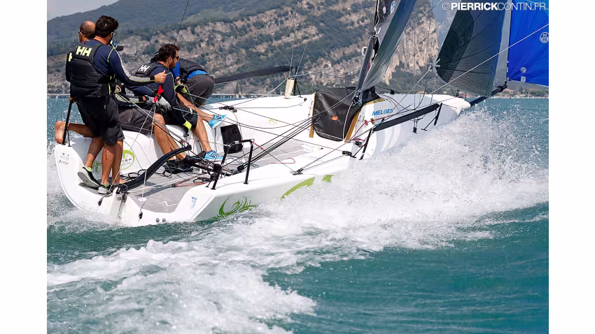 Altea ITA722 of Andrea Racchelli - 2018 Melges 24 European Championship - Riva del Garda, Italy