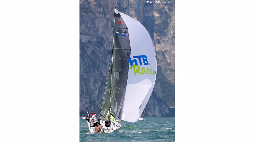 Party Girl NOR649 of Jens Wathne - 2018 Melges 24 European Championship, Riva del Garda, Italy