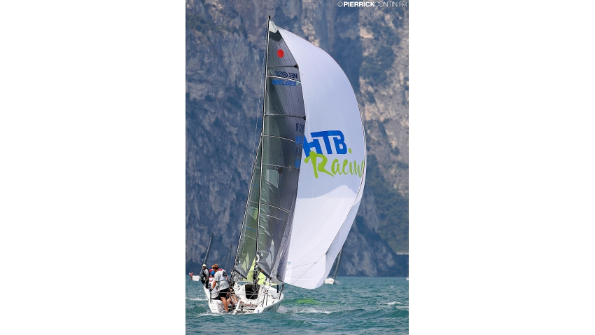 Party Girl NOR649 of Jens Wathne - 2018 Melges 24 European Championship, Riva del Garda, Italy