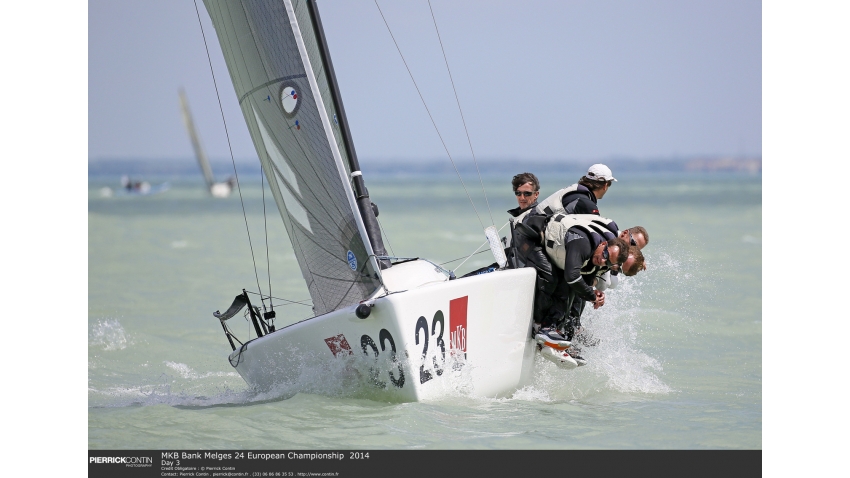 2014 Melges 24 European Champion Blu Moon SUI825 - Matteo Ivaldi, Gabriele Benussi, Stefano Rizzi, Nicolas Da Ferro, Giovanni Ferrari, Franco Rossini - Balatonfüred, Hungary