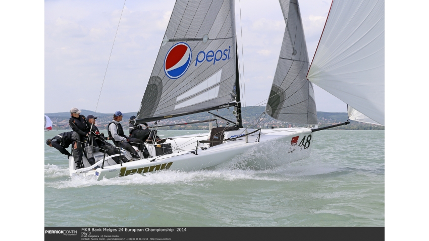 2014 Melges 24 Corinthian European Champion - Lenny EST790 of Tõnu Tõniste - Balatonfüred, Hungary