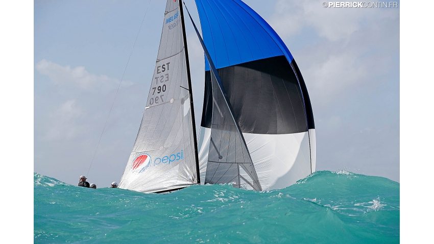 Lenny EST790 of Tõnu Tõniste at the 2016 Melges 24 World Championship in Miami, USA