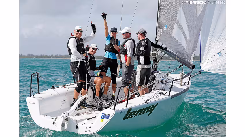 Lenny EST790 of Tõnu Tõniste at the 2016 Melges 24 World Championship in Miami, USA