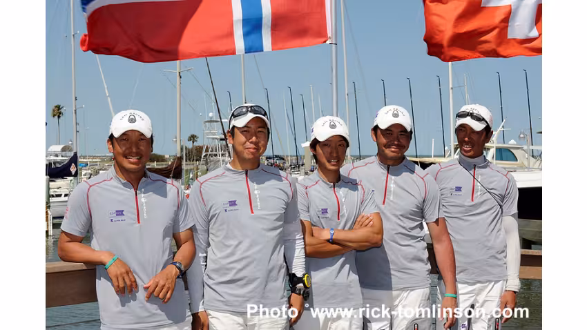 Eiichiro Hamazaki and his team on Esprit JPN783 - 2011 Melges 24 Corinthian World Champion