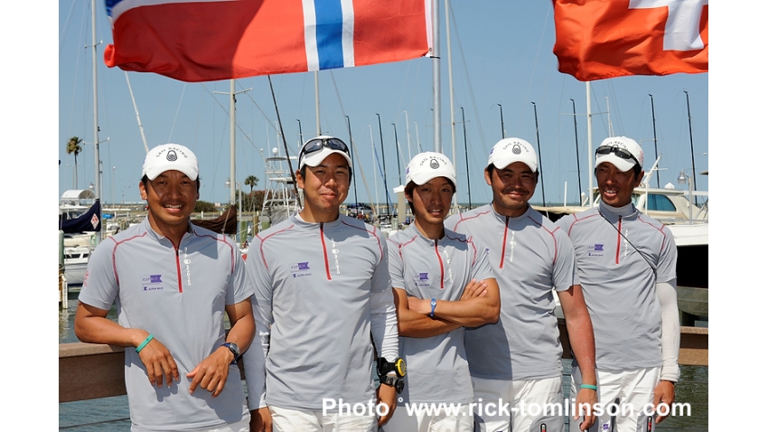 Eiichiro Hamazaki and his team on Esprit JPN783 - 2011 Melges 24 Corinthian World Champion