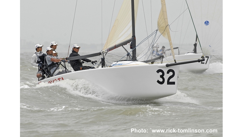 Eiichiro Hamazaki and his team on Esprit JPN783 - 2011 Melges 24 Corinthian World Champion