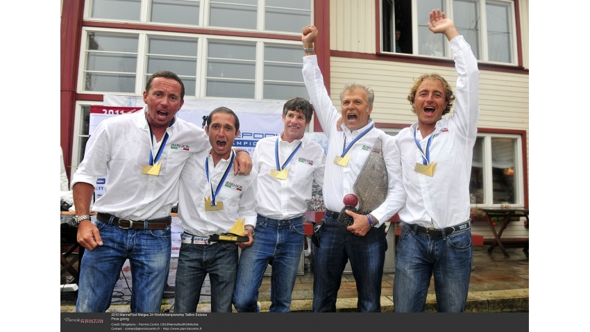 2010 Melges 24 World Champions - Uka Uka Racing ITA817 - Lorenzo Bressani, Jonathan McKee (USA), Federico Michetti, Fabio Gridelli, Lorenzo Santini  - Tallinn, Estonia