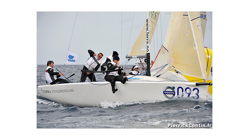 I Corinthian 2008 Melges 24 Worlds - Terra Eiendomsmegling NOR554 - Oyvind Peder Jahre, Sivert Denneche, Oistein Johansen, Marius Falch Orvin, Taja Zaikova - Porto Cervo, Italy