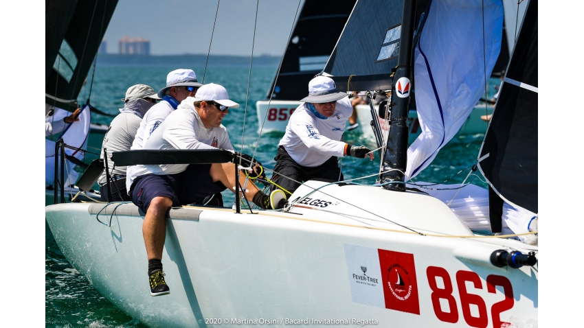 3 1/2 Men of Steve Suddath with Steve Burke, Shawn Burke and Jack Smith - 2020 Bacardi Cup Invitational Regatta