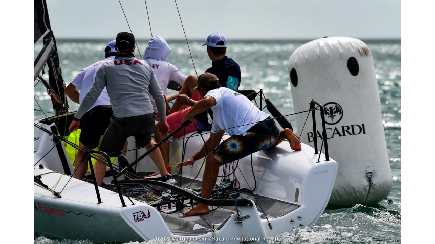 Zenda Express with Harry Melges IV at the helm - 2020 Bacardi Cup Invitational Regatta