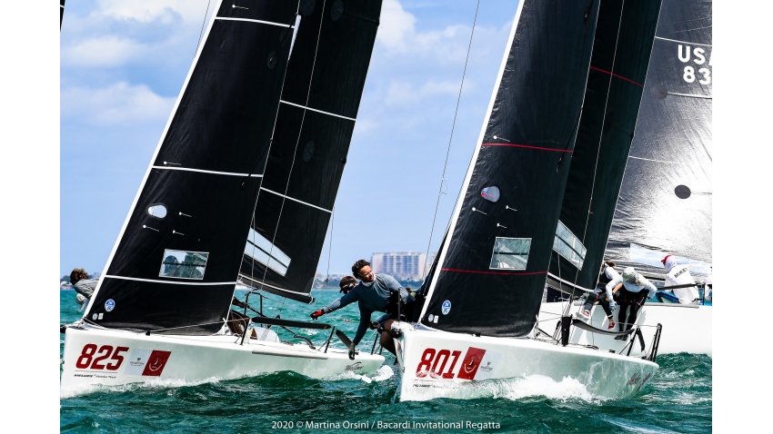 Shaka USA801 of KC Shannon with Jackson Benvenutti, Ben Lynchi, Tom Sawchuk andElizabeth Whitener - 2020 Bacardi Cup Invitational regatta