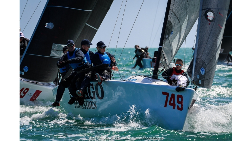 Norwegian Team Sebago with Jan Frederik Dyvi, Jan Boro, Herman Horn-Johannessen, Malin Rorvik-Sundelin and Stian Ness Rorvik - 2020 Bacardi Cup Invitational Regatta