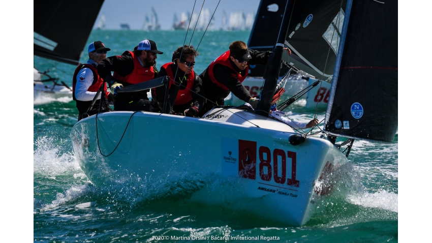 Shaka USA801 of KC Shannon with Jackson Benvenutti, Ben Lynchi, Tom Sawchuk and Elizabeth Whitener - 2020 Bacardi Cup Invitational Regatta