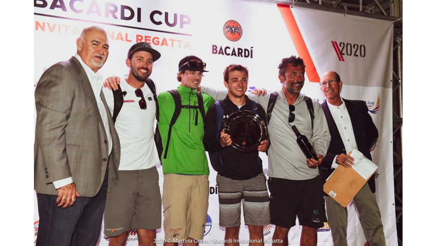 USA 820 of Bora Gulari, Kyle Navin, Norman Berg, Ian Liberty and Taylor Canfield - 2020 Bacardi Cup Invitational Regatta