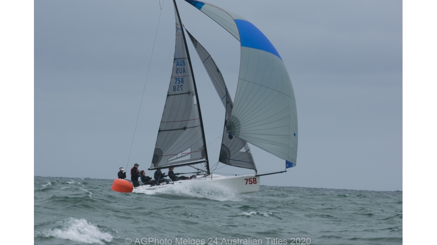 Dave Alexander and his team on The Farm came away with third place overall - 2020 Melges 24 Australian Titles