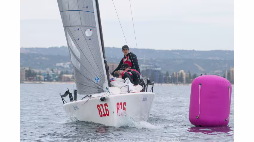 Matthew Speirs' Amigos won two races on Day 3 of the Melges 24 Nationals 2020