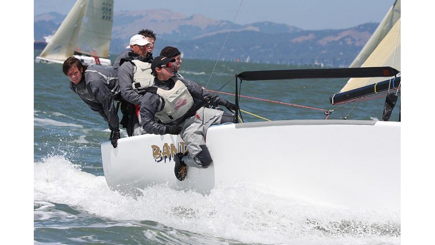 Melges 24 North American Champions 2012 - Bandit AUS of Warwick Rooklyn with his crew of tactician Jeremy Wilmot, bow Daniel Nixon, spinnaker trimmer Doug McGain and jib trimmer Sean O'Rourke