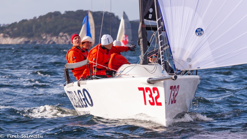 Herman Horn Johannessen, Malin Rørvik-Sundelin, Jan Borø, Jan Frederik Dyvi, Stian Ness Rørvik  - 2019 Melges 24 Norwegian Championship