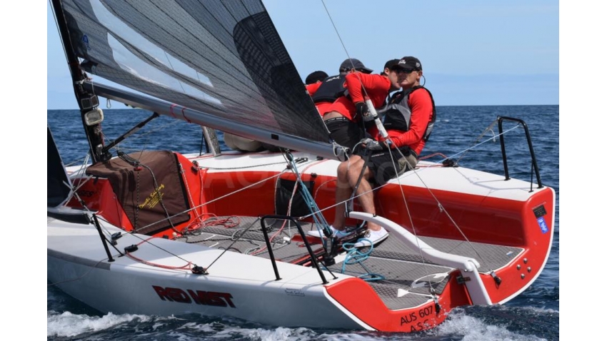 Robin Deussen's Red Mist has clinched the 2020 Melges 24 SA State Championship